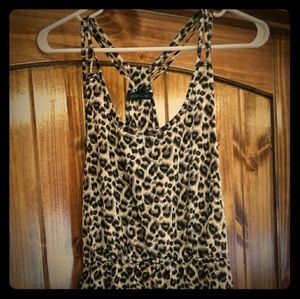 CALS: Leopard Print High-Low Dress